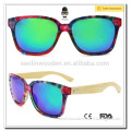 Italian Brand Name Fashion Wooden Sunglass polarized Sunglasses 2015 CE/FDA